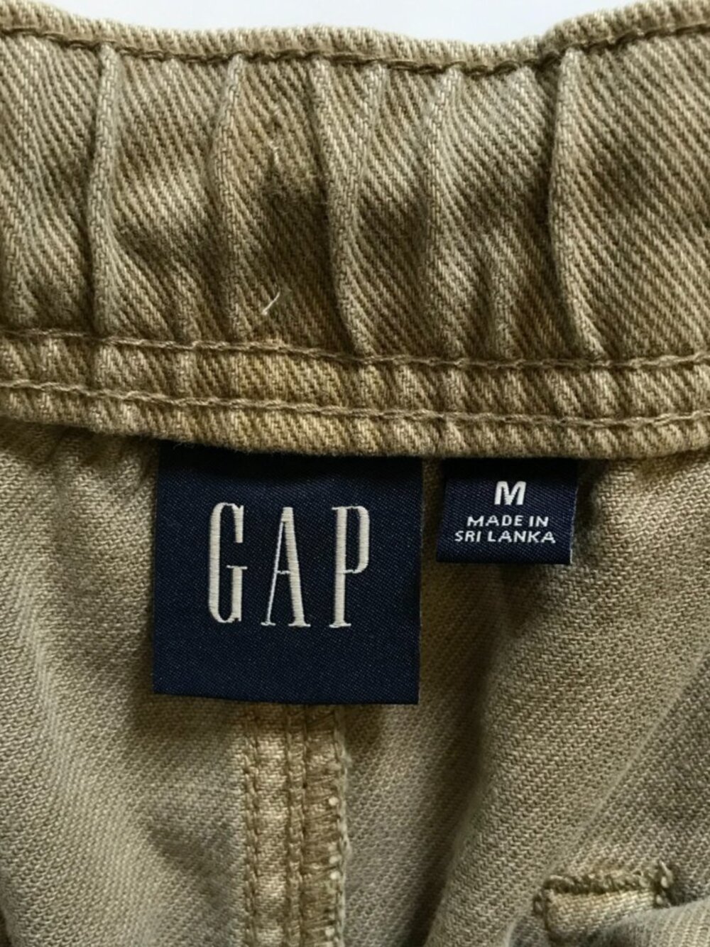 NWT GAP EZ Waist Pull On Barrel Leg Khaki Chino Pants Womens Medium Hayes Brown - Picture 7 of 14